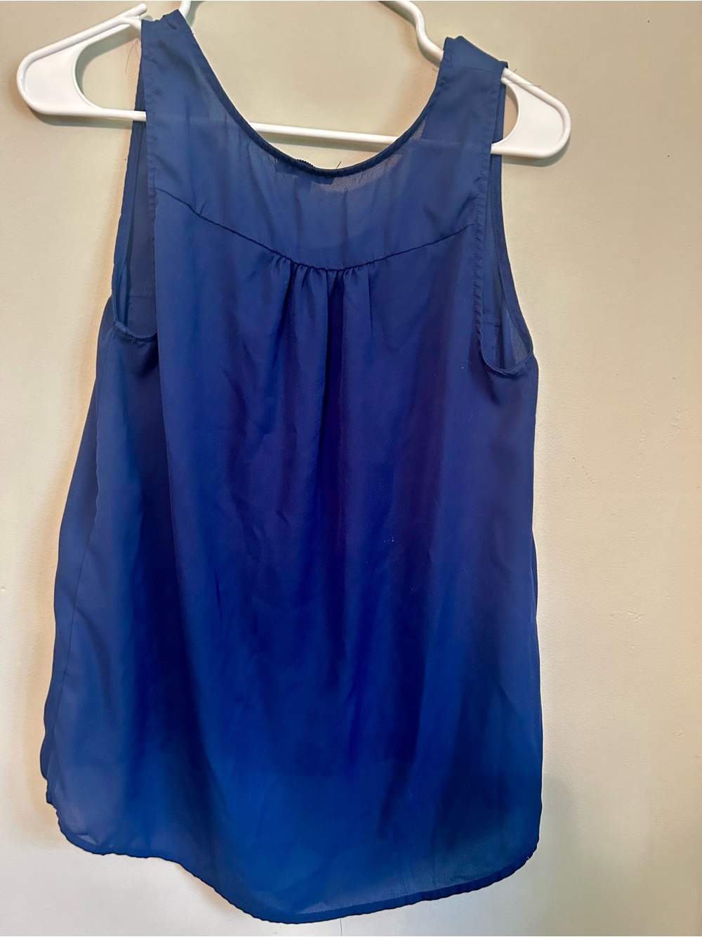 love J Deep Blue Buttoned Tank Top - Picture 3 of 5